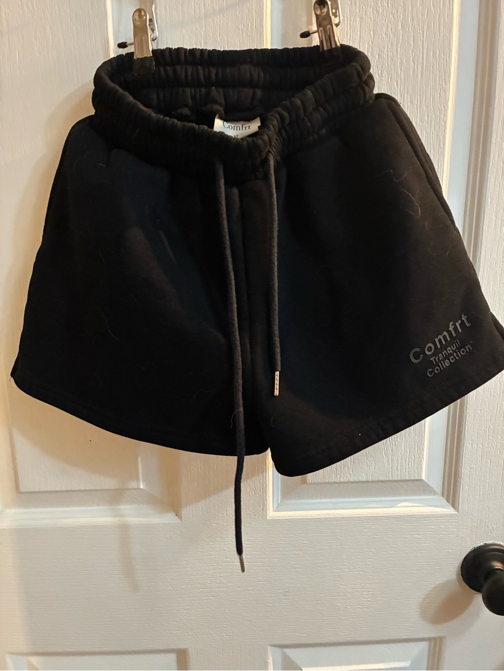 Comfrt Tranquil Collection Black Lounge Shorts XS